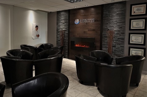 Soin de détente en clinique-école